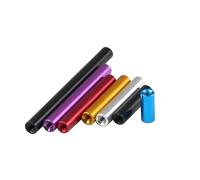 Joint de support rond en aluminium coloré M2 M2.5, goujons de tige à manchon fileté, écrou anodisé 10 pièces,Bleu,M2x19mm
