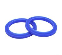 Joint de tamis de groupe en silicone pour machine à café, 55 x 77 x 8,2 mm, résistant à la chaleur, compatible avec Linea, GS3, CLASSIC, FB70, GB5, pour Strada, bleu (2 pièces)