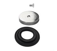 Joint de tête d'infusion en silicone pour machines à café DeLonghi ECO310 ECO155 ECO221, pièce de rechange résistante à la chaleur avec vis, joint d'étanchéité noir pour la prévention des fuites