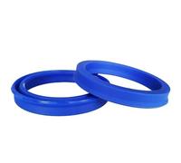 Joint de tige de piston Joint d'étanchéité hydraulique radial type U, diamètre intérieur 6,3 à 175 mm, double lèvre en PU, joint torique for arbre de piston polyuréthane, 1 pièce(35x43x6mm)