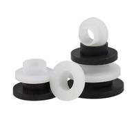 Joint de transistor en nylon à vis, rondelle d'isolation en plastique de type T, entretoise isolante, protecteur de filetage M2M3 M4 M5 M6 M8 M10 M12(White,M4 TO-10(100pcs))