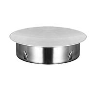 Joint de tuyau de cheminée polyvalent en acier inoxydable 180 mm pour conduit de cheminée - Couvercle sécurisé en acier inoxydable - Pour usage général - Bouchons de four