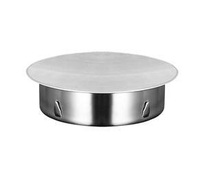 Joint de tuyau de cheminée polyvalent en acier inoxydable 180 mm pour conduit de cheminée - Couvercle sécurisé en acier inoxydable - Pour usage général - Bouchons de four