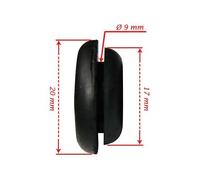 Joint de tuyau d'essence de 9mm de diamètre