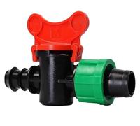 Joint de tuyau d'irrigation goutte à goutte, Valve de passage enfichable for tuyau d'arrosage de 16mm (10 pièces)