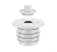 Joint de tuyau en silicone pour vidange de machine à laver, joint de tuyau de vidange déodorant avec couvercle en silicone, s'adapte à un diamètre intérieur de 35 à 75 mm pour évier et balai (45-50 mm