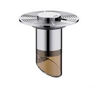 Joint de vidange de sol flottant anti-odeurs avec dissuasion contre les insectes et vers vers - Ouverture et fermeture automatiques - Convient aux canalisations de 3,2 à 4,2 cm - En cuivre ABS - En