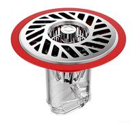 Joint de vidange en caoutchouc gris pour éviers et sols, bloque les gaz de tuyau, empêche les fuites dans la salle de bain, la cuisine, les unités de drainage à bouton-poussoir, 7 cm par 6 cm
