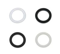 Joint de virole à trois pinces, 5 ou 10 pièces, rondelle d'étanchéité de qualité sanitaire ISO for brassage maison, silicone, PTFE, FKM, EPDM(Silicon,10 PCS_38MM-50.5MM)