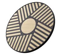 Joint d'équilibre en bois - Planche d'exercice | Rotation pour l'entraînement de stabilité | Entraîneur antidérapant pour la stabilité | Plateforme d'exercice sur pied pour adulte