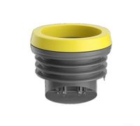 Joint d'étanchéité à bride de toilette épaisse avec clapet anti-odeur et anti-odeur pour tuyaux de vidange standard de 100 mm à 110 mm en couleur grise (C)
