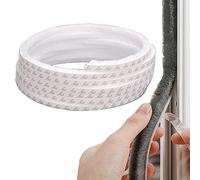Joint d'étanchéité à brosse, longueur 10 m, en feutre haute densité, for portes et fenêtres, auto-adhésif, coupe-froid.(White,9 x 23mm)