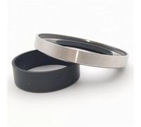 Joint d'étanchéité à double lèvre en acier inoxydable, résistant l'huile, PTFE, 40 x 50/52/55/56/58/60/62/65/68/70/72 7/8/9/10/12 mm, 1 pièce ID:(40 * 55 * 6/5.5)