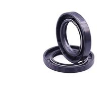 Joint d'étanchéité à double lèvre en NBR for vérins hydrauliques, diamètre intérieur 8-24 mm, diamètre extérieur 17-52 mm, hauteur 5-10 mm, 2 pièces(17x30x8mm)