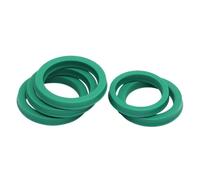 Joint d'étanchéité à lèvre en polyuréthane (PU) vert ONU for tige de piston et arbre, joint de cuvette hydraulique en U/Y.(5Pcs UN28x44x8)