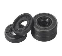Joint d'étanchéité à squelette en caoutchouc nitrile, joint à lèvre fileté extérieur TG4,Diamètre intérieur 32mm Diamètre extérieur 50mm Épaisseur 5mm, 10 pièces, Noir, 32x50x5mm