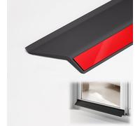 Joint d'étanchéité Anti-Pluie pour fenêtre, en Caoutchouc Noir - Joint de seuil de Porte et de fenêtre Auto-adhésif, étanche et Coupe-Vent, pour Garage et châssis, 3,5 m (11,4 pi), 4,5 cm
