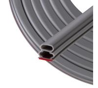 Joint d'étanchéité autocollant en caoutchouc, 10mm(L)*10mm(D)/10m(L) pour joint de porte, fenêtre, anti-collision, insonorisant, étanche à l'eau, étanche à la poussière, gris