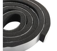 Joint d'étanchéité autocollant en mousse, bande d'étanchéité de scellement en mousse, bande de mousse, joint de porte, joint de fenêtre, joint autocollant (6mm*50mm*4M, Noir-A)