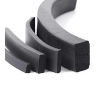 Joint d'étanchéité carré en mousse de caoutchouc EPDM noir pour joint de porte d'armoire épaisseur 3/5/10 mm largeur 5/10/15/20/25/30/35/40/50 mm-10 mm-15 mm-5 mètres