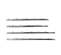 Joint D'étanchéité Chromé Lot De 4 Pour Vitres Pour CRV 2012-2016 Moulures Extérieures Porte Joints Vitrage Argentés