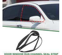 Joint D'Étanchéité De Canal De Course De Fenêtre De Porte pour Voiture Pour Honda Accord 2003-2005 Caoutchouc Avant Gauche N°72275Sdet01 Noir 1 Pc