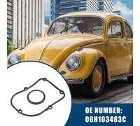 Joint d'étanchéité de couvercle de chaîne de distribution moteur No.06H103483C pour VW Beetle 2012-2016 pour VW CC 2012-2017, Supérieur, Caoutchouc durable, 1 ensemble noir