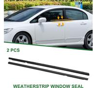 Joint D'Étanchéité De Fenêtre, Joint De Garniture De Fenêtre, Pour Honda Civic 2012-2015, PVC, Avant Gauche Et Droit, No.72450Tr0A01/72410Tr0A01, Noir, 2Pcs.