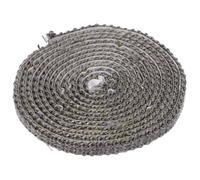 Joint D'étanchéité de Porte de Cheminée en Fibre de Verre 78,74 Pouces | Bande Plate Auto-adhésive, Bloque Fumées et Cendres, pour Inserts, Pose Facile, Usage Intérieur