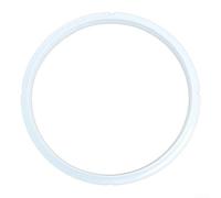 Joint d'étanchéité de rechange en caoutchouc de silicone transparent pour autocuiseur électrique, haute élasticité, compatible avec les modèles 2,5 à 8 L (blanc) (3/4 L)