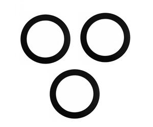 Joint d'étanchéité de rechange KW676756 3x Rubber Sealing Seal Gasket Ring compatible with Kenwood Cutter Blade Assembly