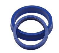 Joint d'étanchéité de tige de piston en polyuréthane bleu, rainuré en U/Y, à deux lèvres, for vérin hydraulique (YA 6-208 mm ID 12-200 mm OD).(5Pcs 70x60x12)