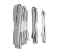 Joint d'étanchéité de type Z pour portes coulissantes avec bande d'étanchéité pour portes en plastique et en acier pour maintenir un climat intérieur confortable (A)