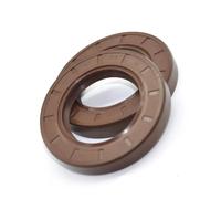 Joint d'étanchéité d'huile squelette marron fluoré FKM, 2 pièces, diamètre intérieur 8/9 mm, caoutchouc fluoré, ressort hydraulique, lèvre en U, joint torique TC, 8 x 14 x 4, 8 x 14 x 5(8x14x5 2PCS)