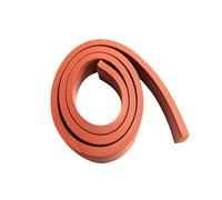 Joint d'étanchéité du cordon Bande de caoutchouc éponge 50M, épaisseur 3-10mm, bandes carrées mousse Silicone couleur rouge, coupe-froid en 1 pièce(5mmX25mm)