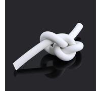 Joint d'étanchéité du cordon Joint d'étanchéité anti-poussière en mousse VMQ de 3 mètres, rond, blanc, caoutchouc silicone, 1 pièce(11mm)