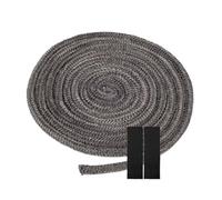 Joint d'étanchéité élastique ignifuge pour poêle | Joint de corde de poêle à bois de 2 mètres pour cheminée, four, four, grill