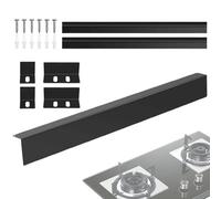 Joint d'étanchéité en acier inoxydable pour plaque de cuisson - Joint pour fente coulissante - Pour cuisinière, four, appareil, armoire, lave-vaisselle, micro-ondes, réfrigérateur, machine à laver