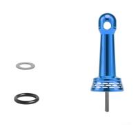 Joint d'étanchéité en alliage d'aluminium pour barre d'équilibrage 54 mm | Poids précis de 9 g, trou hexagonal, compatibilité de bobine 1000-4000, lancer stable, récupération en douceur