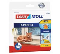 tesa Bourrelet caoutchouc Profile - 6x9 mm - Blanc - économie d'énergie