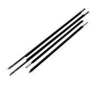 Joint d'étanchéité en Caoutchouc Bande D'étanchéité Pour Fenêtre De Voiture Pour Toyota Pour Crown 2005 À 2009 Garniture De Moulage De Fenêtre En Couronne(Black)