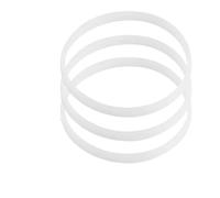 Joint D'étanchéité En Caoutchouc,Compatible Avec Ninja | Compatible Avec Nutri 3 Pièces 1000W Fait En Caoutchouc Caoutchouc Blender Blanc O-ring