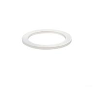Joint d'étanchéité en caoutchouc de silicone souple pour cafetière à moka, expresso, plaque de cuisson, pièce de rechange non toxique, anneau flexible, finition blanche, installation facile (3 tasses)