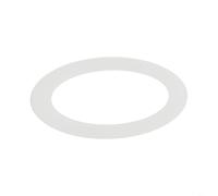 Joint d'étanchéité en caoutchouc de silicone souple pour cafetière à moka, expresso, plaque de cuisson, pièce de rechange non toxique, anneau flexible, finition blanche, installation facile (1 tasse)