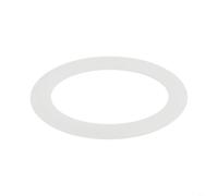 Joint d'étanchéité en caoutchouc de silicone souple pour cafetière à moka, expresso, plaque de cuisson, pièce de rechange non toxique, anneau flexible, finition blanche, installation facile (2 tasses)