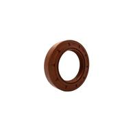 Joint d'étanchéité en caoutchouc fluoré FKM marron, diamètre intérieur 20 mm, 1/2 pièces, ressort hydraulique, lèvre en U, TC(20x50x10 1PC)
