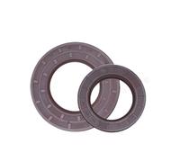 Joint d'étanchéité en caoutchouc fluoré marron, diamètre intérieur 15-19 mm, résistance aux acides, diamètre extérieur 21-47 mm, épaisseur 4-12 mm, 5 pièces(15x24x5mm)