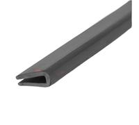 Joint d'étanchéité en caoutchouc for vitre, 1 pièce, garniture en U, joint de porte, protection de bord en caoutchouc, coupe-froid en forme de U (7 mm x 15 mm x 3 mm x 1 mètre)(7MM*15MM*3MM*5METERS)