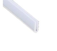 Joint d'étanchéité en caoutchouc for vitre, profilé en U, for porte de douche, en silicone, for bordure de vitrage, 1 pièce (22 mm x 18 mm x 1 mètre)(7MMX13MMX10METERS)