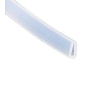 Joint d'étanchéité en caoutchouc for vitre, profilé en U, for porte de douche, en silicone, for bordure de vitrage, 1 pièce (22 mm x 18 mm x 1 mètre)(5MMX12MMX1METER)